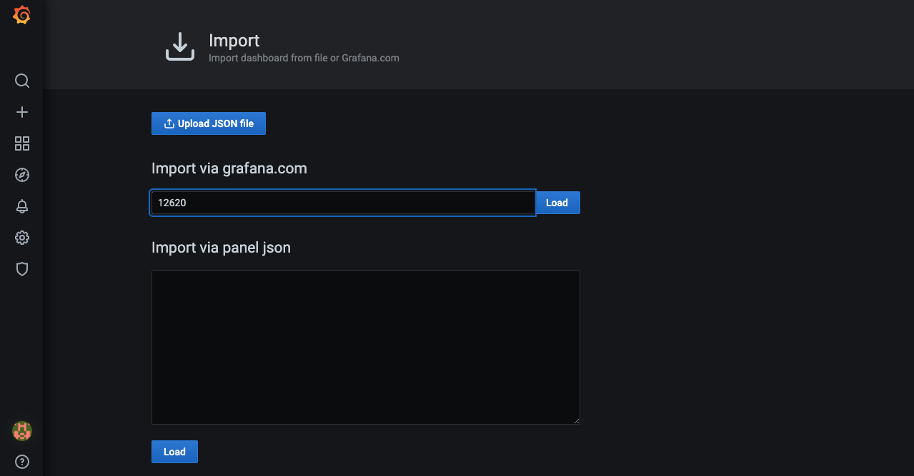 Grafana import Grafana import